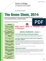 Brookhaven College Green Sheet 2014