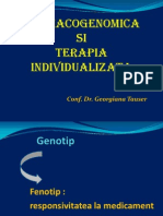 Farmacogenomica Terapie Individualizata Suport Curs