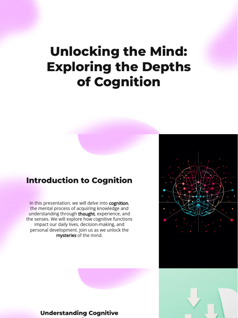 Slidesgo Unlocking The Mind Exploring The Depths of Cognition ...