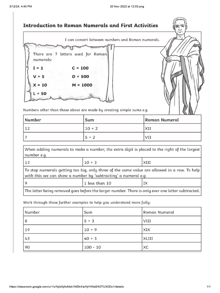 Roman Number Sum | PDF