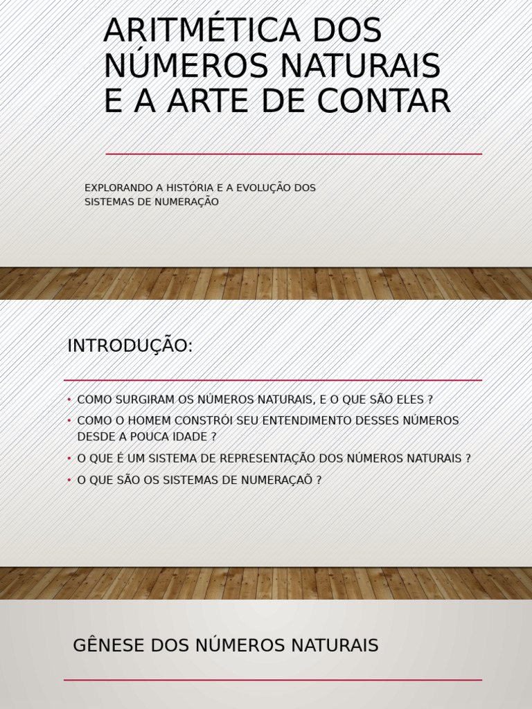 História e Evolução dos Números Naturais | PDF