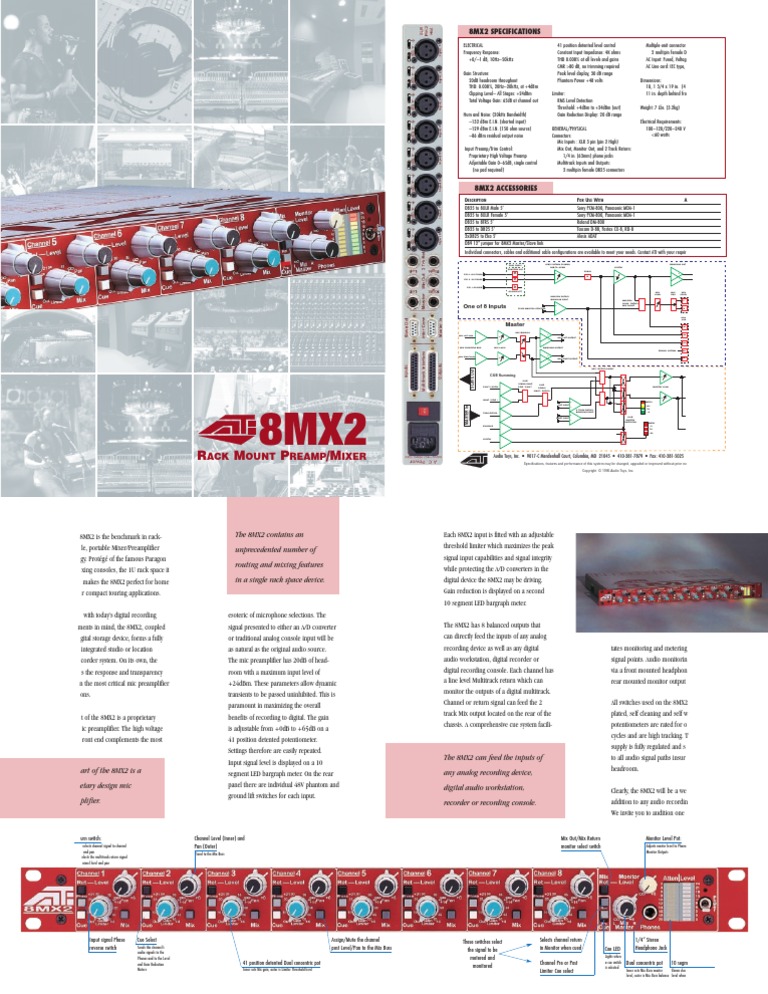 BR 8 MX 2 | PDF | Sound Production Technology | Electrical Engineering