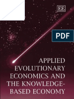 Applied Evolutionary Economics and The Knowledge Based Economy