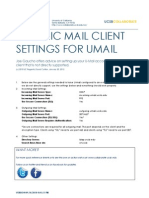 Generic U-Mail Settings