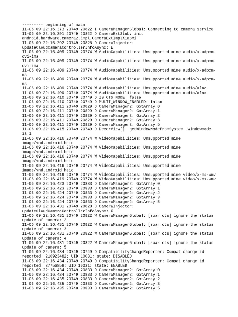Logcat 1730859736270 | PDF | Software | Computer Engineering