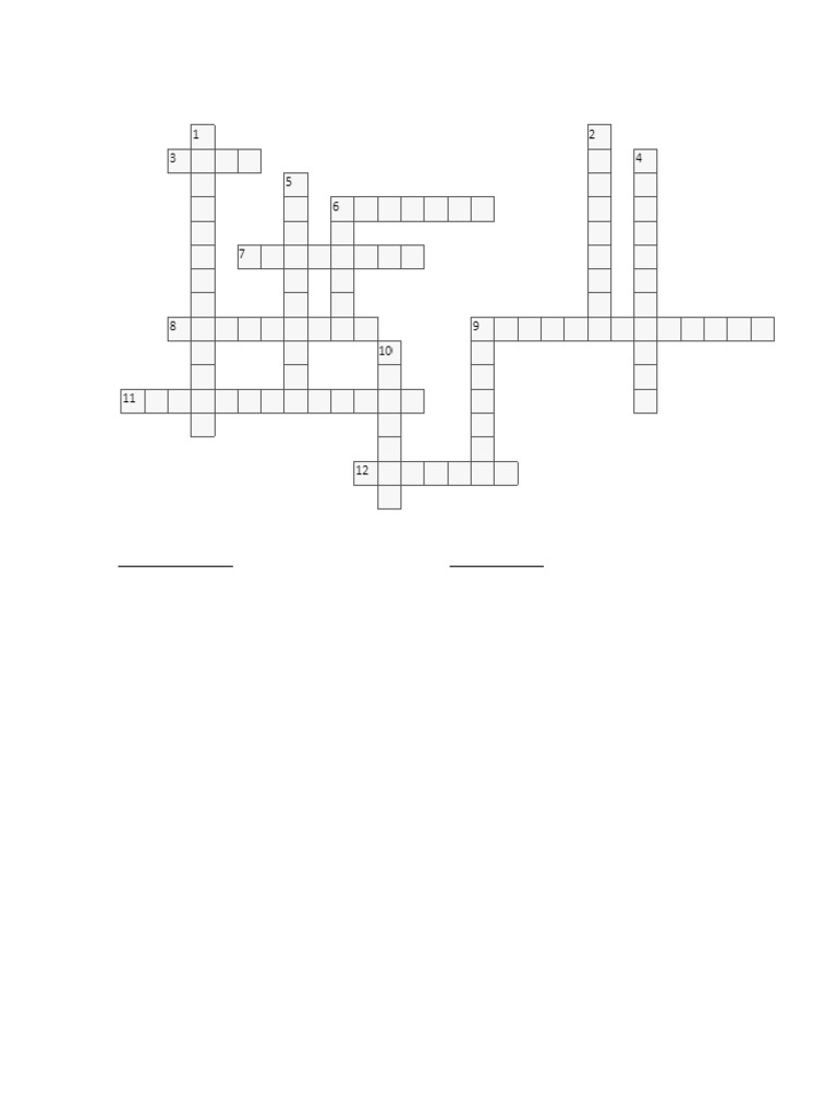 Crossword | PDF
