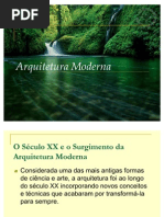 Arquitetura Moderna( trabalho prática de obras)