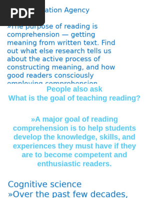 Goals in teaching reading ( Ivan )