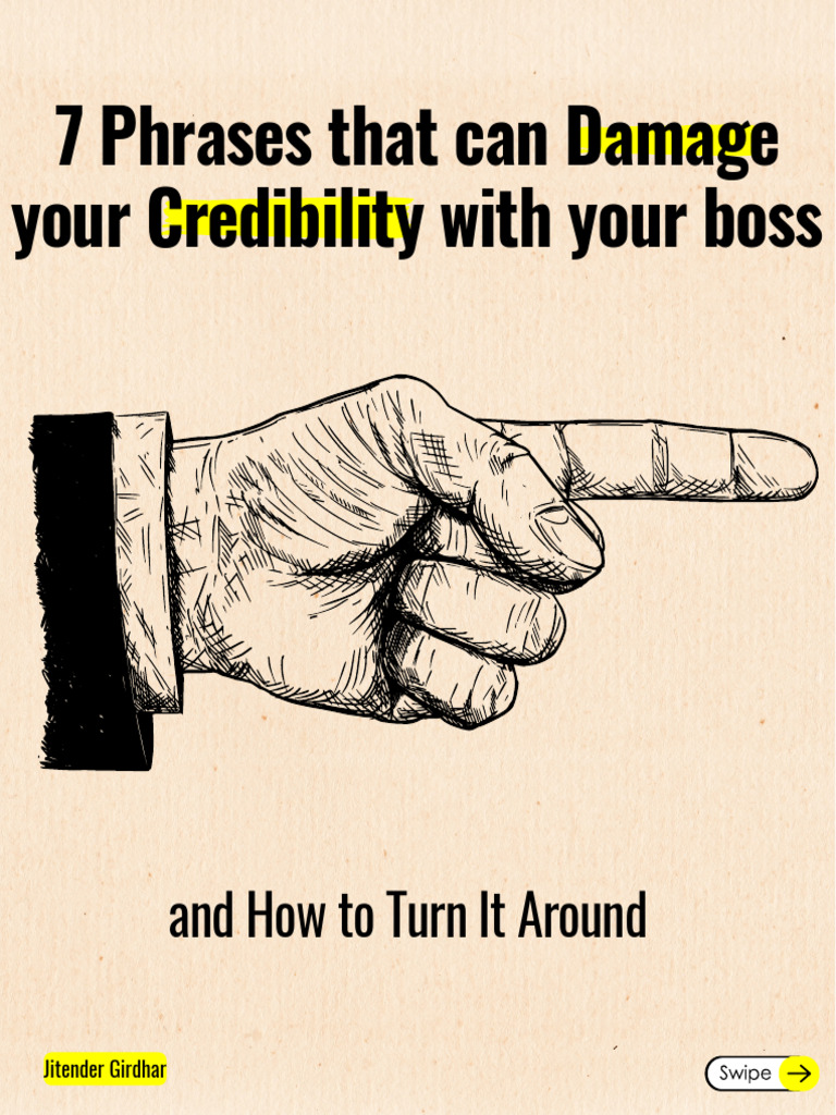 7 Phrases You Should Never Say To Your Boss PDF