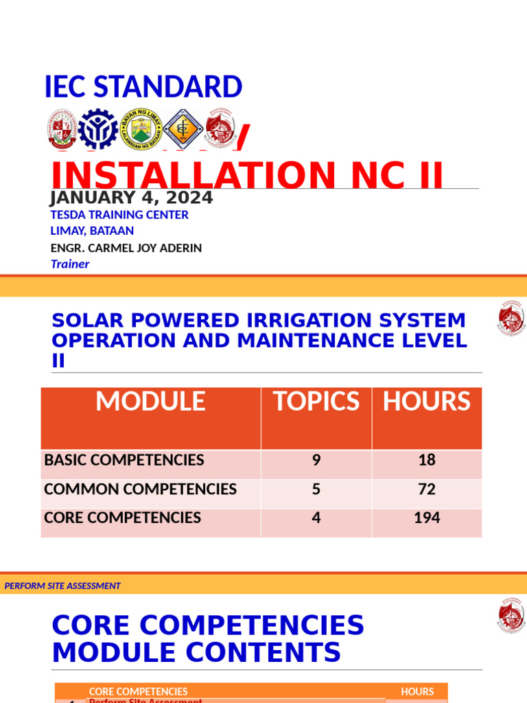 CORE MODULE TOPIC6 PV-Technology-and-Systems | PDF | Photovoltaics ...