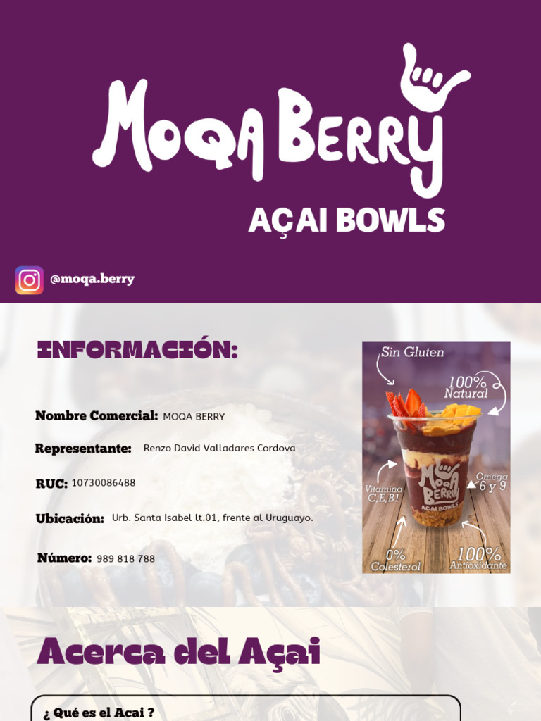 Beneficios y Preparación del Açai Bowl | PDF
