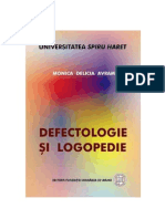 Monica Delicia Avramescu-Defectologie Si Logopedie SpiruHaret