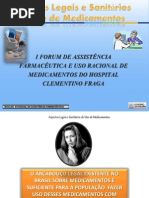 Aspectos Legais e Sanitários do Uso de medicamentos