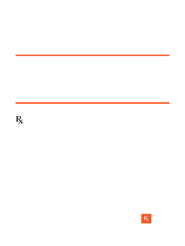 Prescription for Sleeping Disorder | PDF
