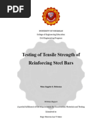 Testing Reinforcing Steel Bars Guide | PDF | Strength Of Materials ...
