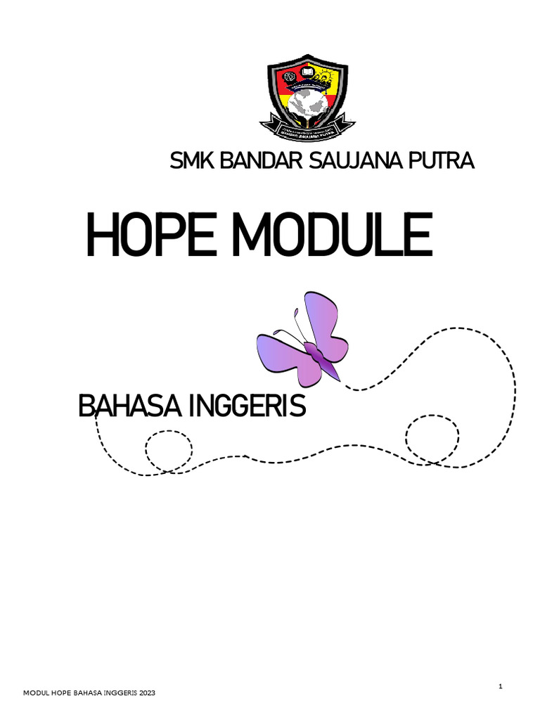 Hope Module for SMK Bandar Saujana | PDF | Juvenile Delinquency | Crimes