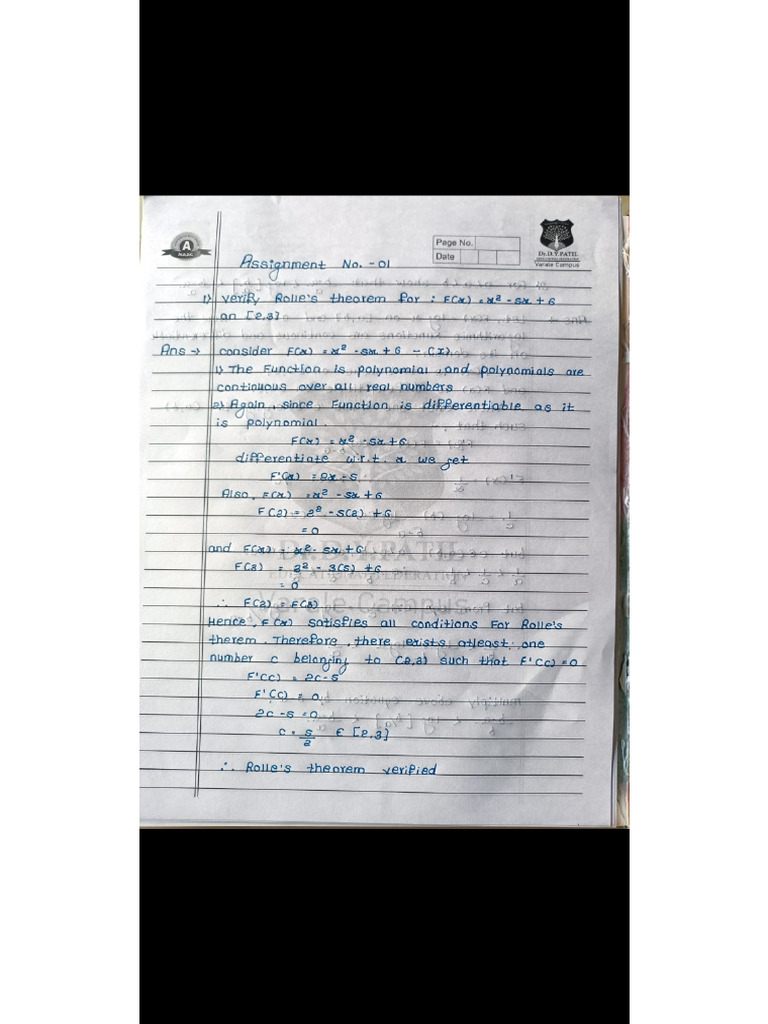 Maths Assignment 1 Pdf