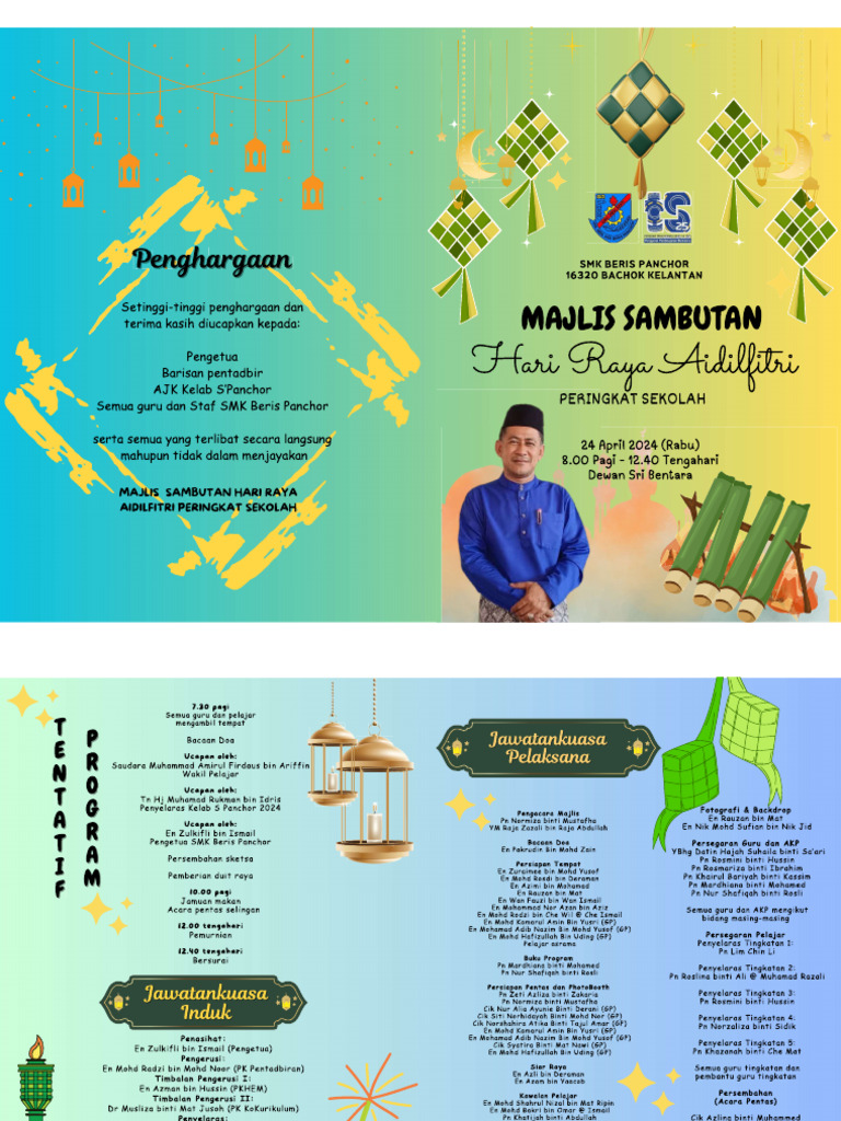 Buku Program Majlis Hari Raya | PDF