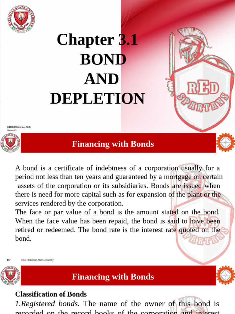 Financing and Depletion Methods Explained | PDF | Bonds (Finance ...