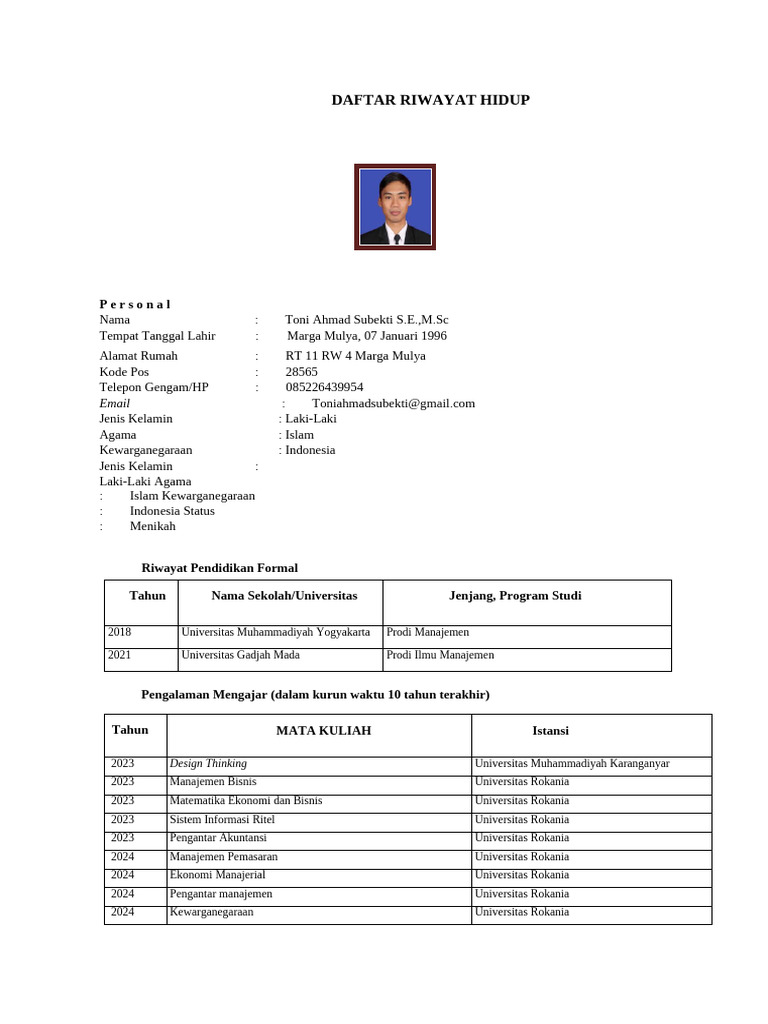 CV Ut | PDF