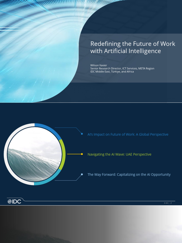 Redefining The Future of Work With Ai Idc | PDF | Artificial ...