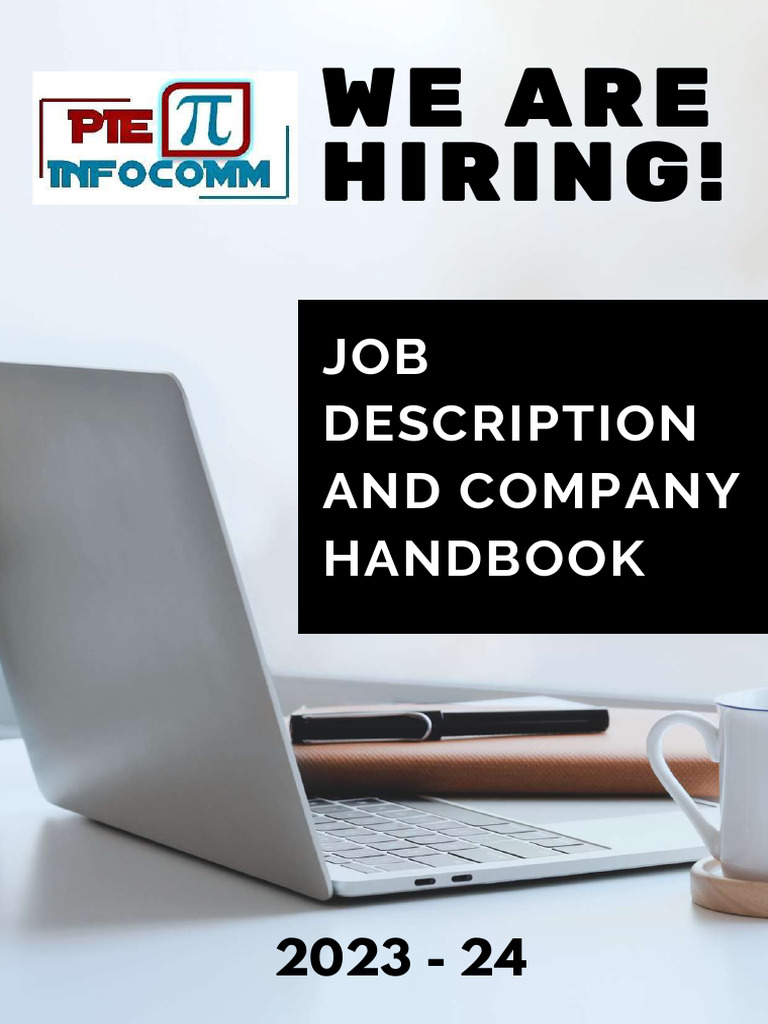2023 - 24 Job Description and Company Handbook | PDF | Digital ...