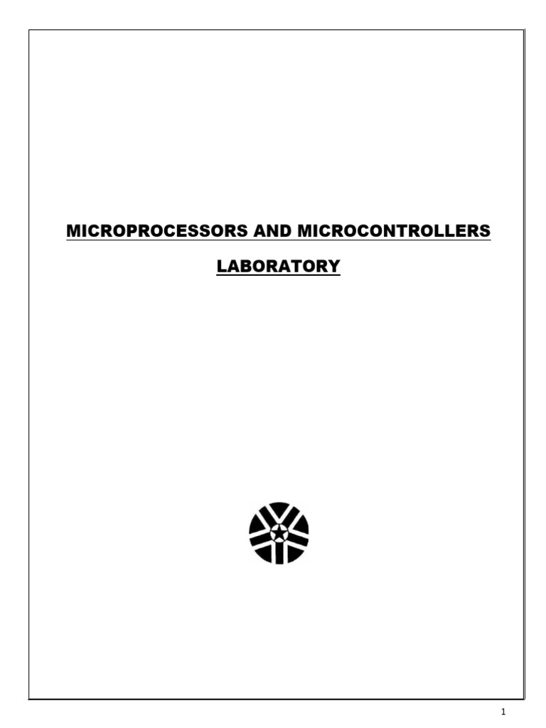 MPMC-Lab-Manual VKTiwari 18 08 2021 | PDF | Microcontroller | Assembly ...