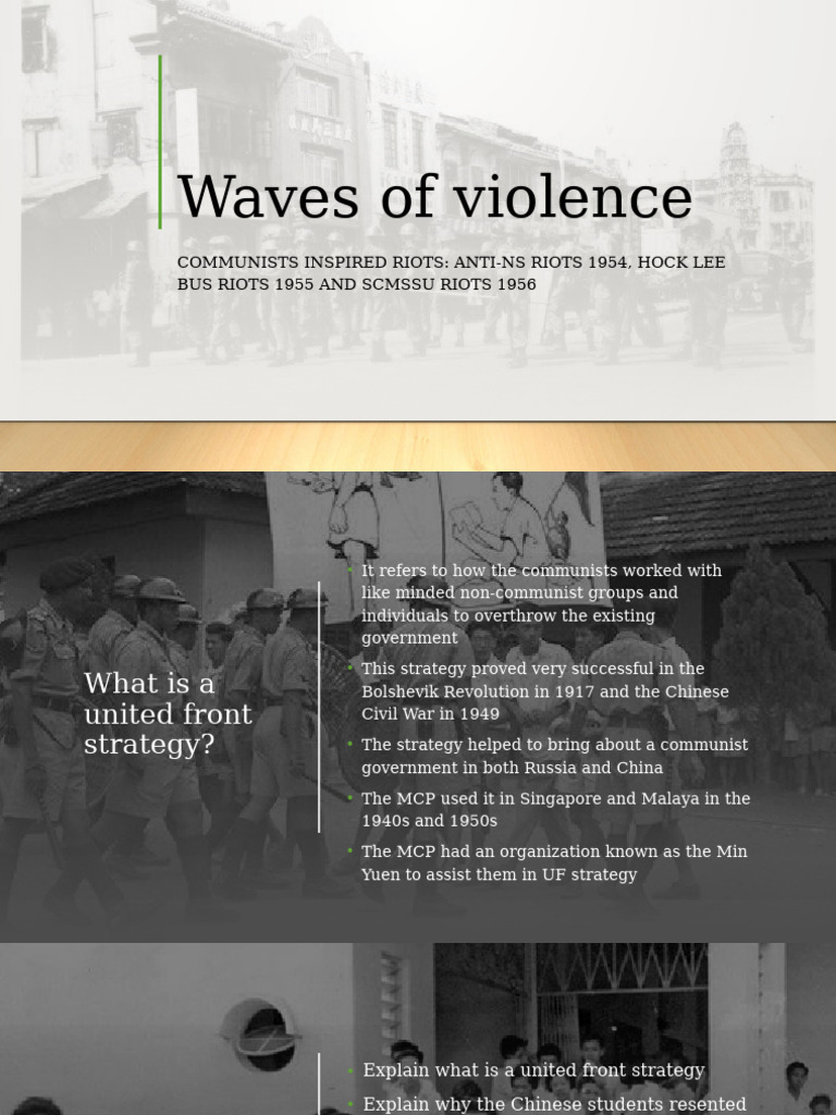 Singapore's 1950s Student Riots | PDF | Social Conflict | Political ...