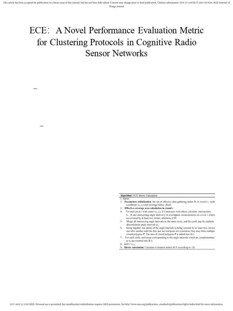 Cognitive Radio Networks | PDF | Wireless Sensor Network | Computer Network