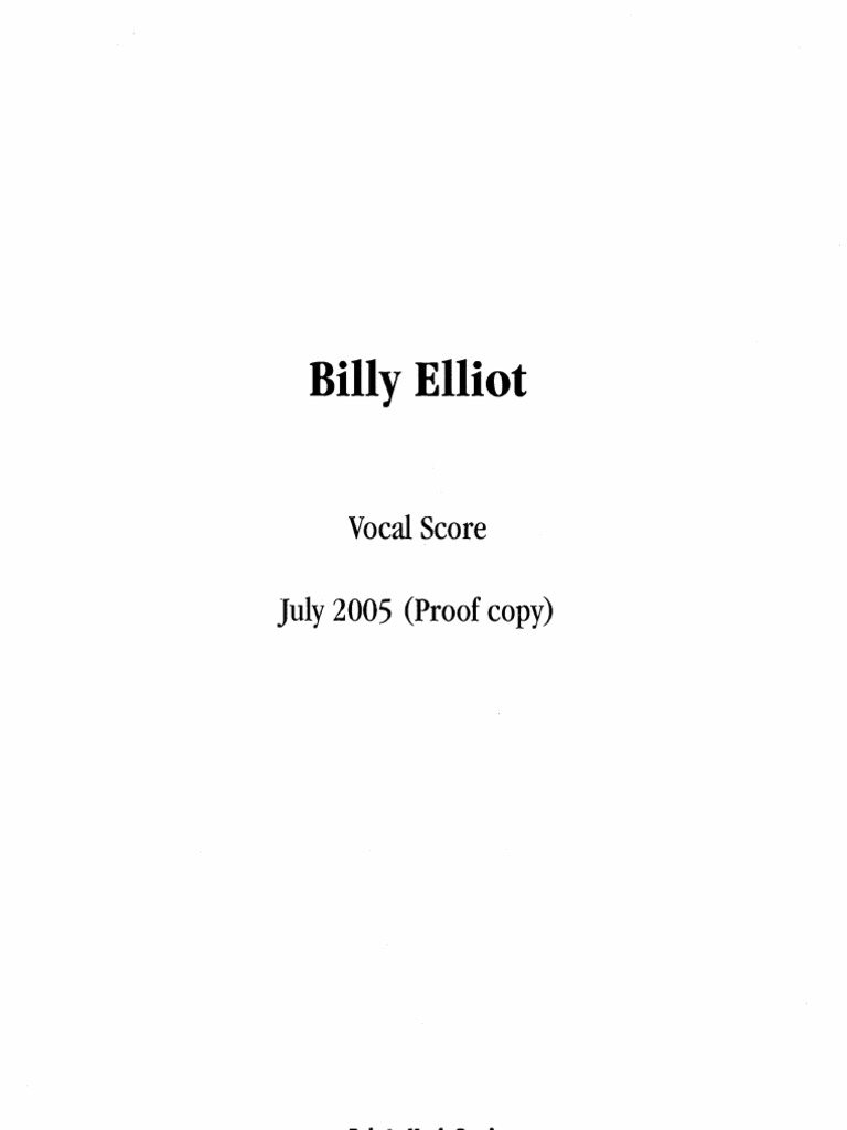 Billy Elliot | PDF