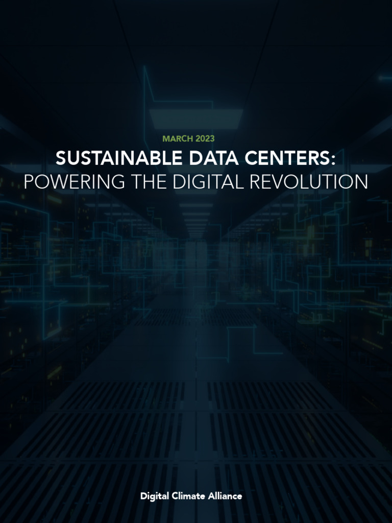 Sustainable Data Centers Overview | PDF | Data Center | Cloud Computing