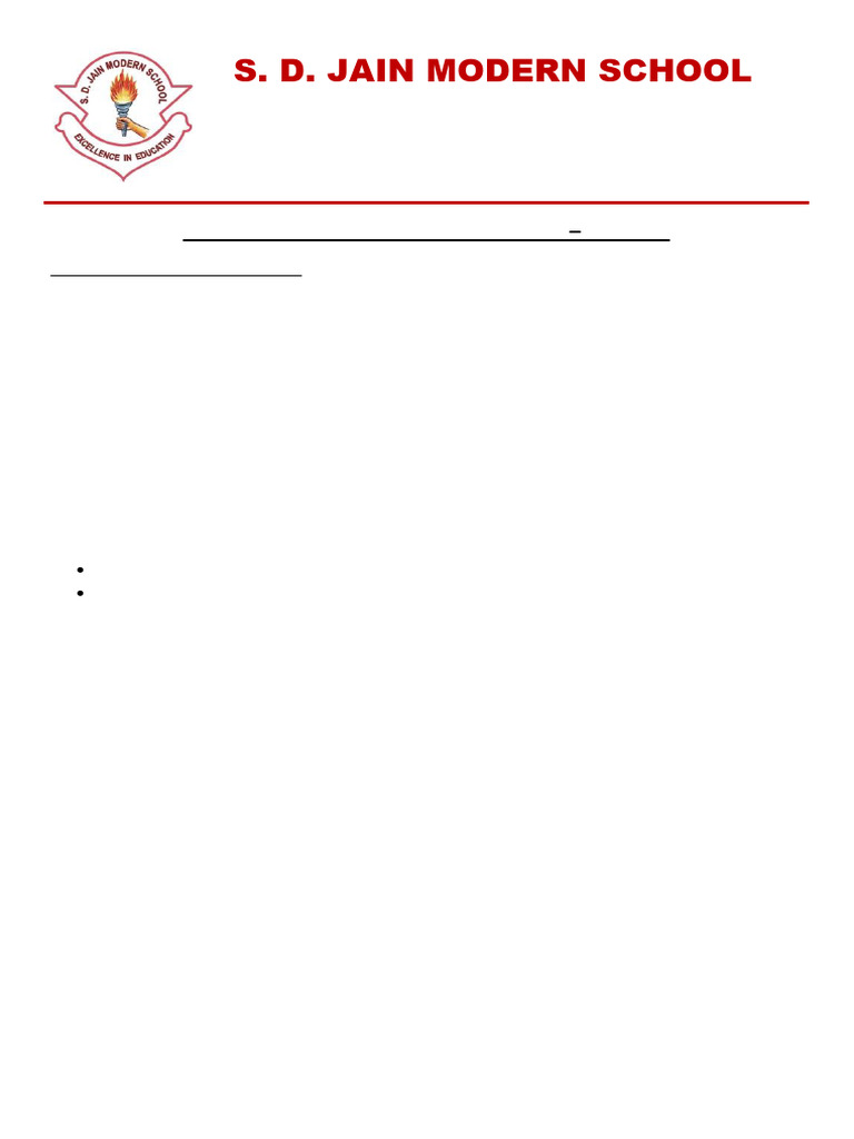 Subject Integrated Creative Assignment Class VII | PDF