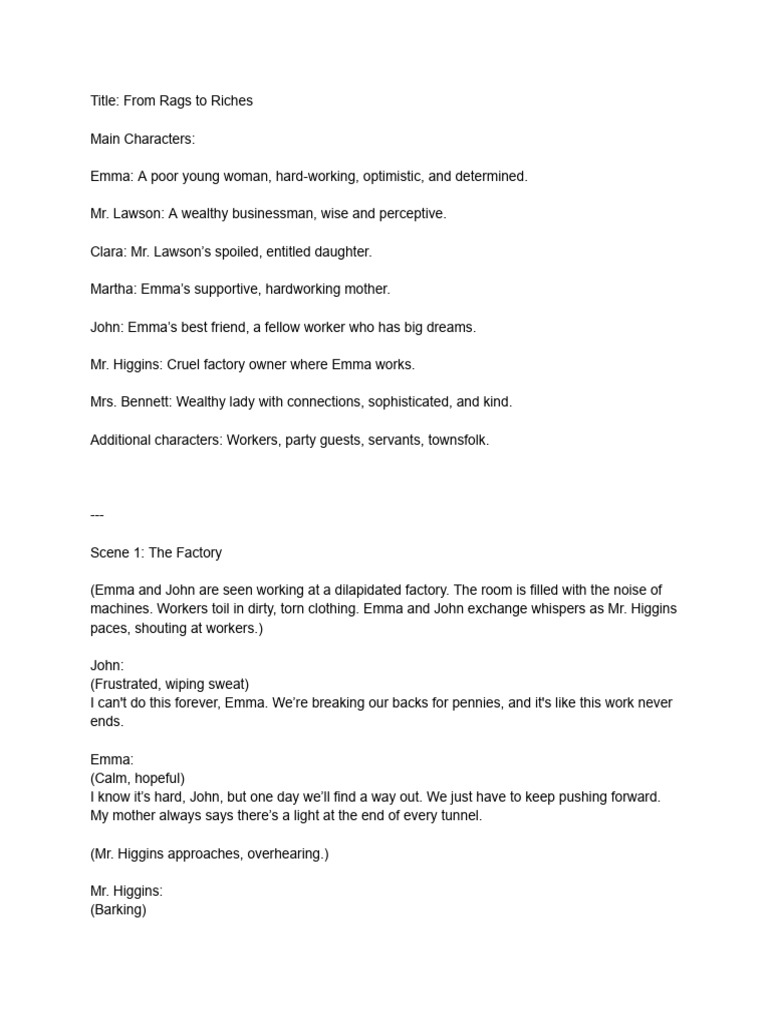 Emma's Journey: From Rags to Riches | PDF | Emma (Novel)