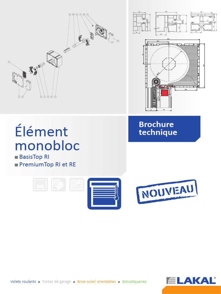 Brochure technique volets roulants LAKAL PDF Plaie — free download