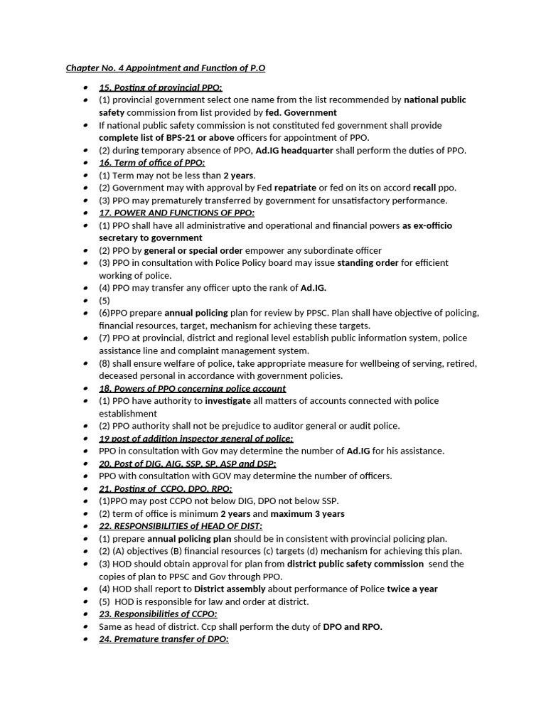 Provincial Police Operations Guide | PDF | Law Enforcement | Crime ...
