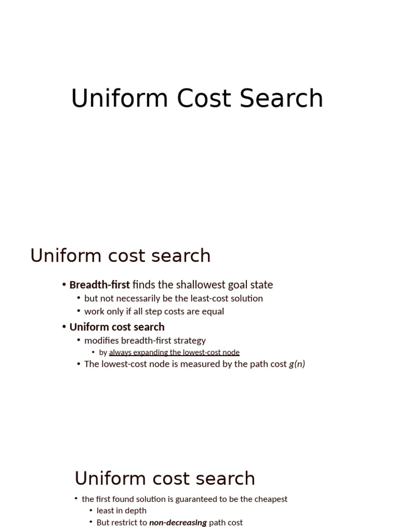 Uniform Cost Search | PDF | Computer Programming | Theoretical Computer ...