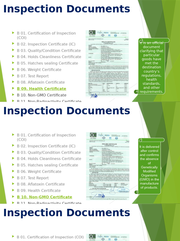 Export Compliance Certificates | PDF