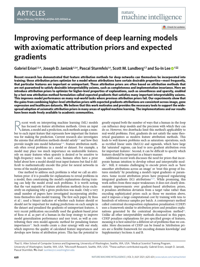 Improving Performance of Deep Learning Models | PDF | Normal ...