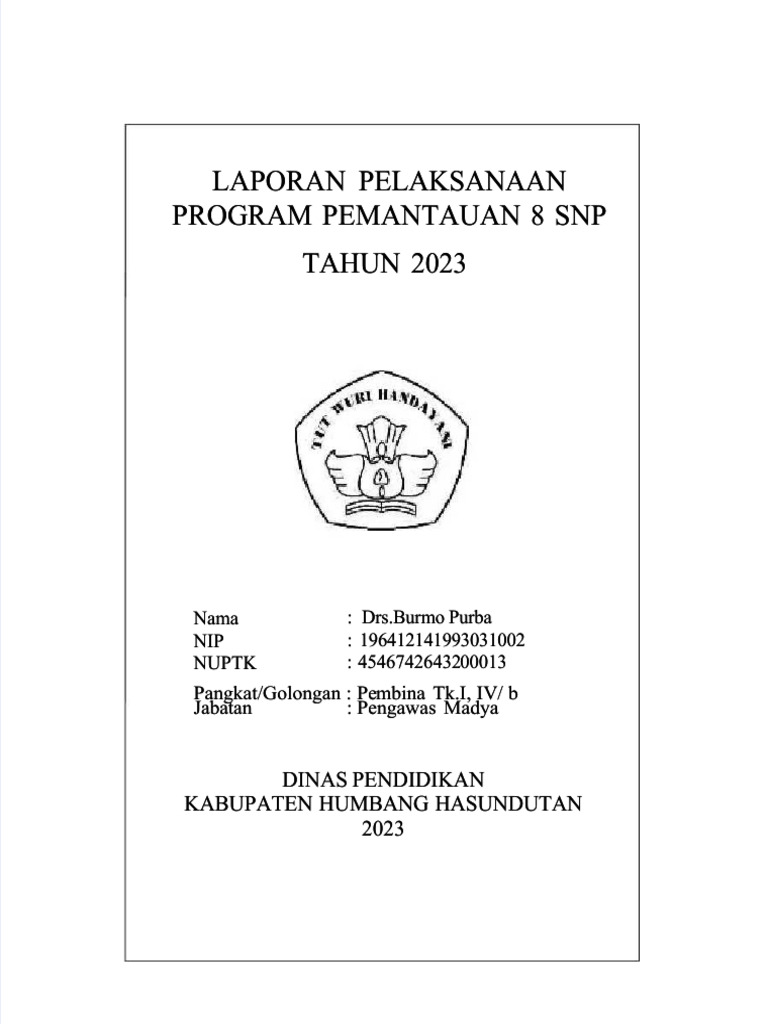 Pdf Laporan Pemantauan 8 Snp 1 Compress Pdf