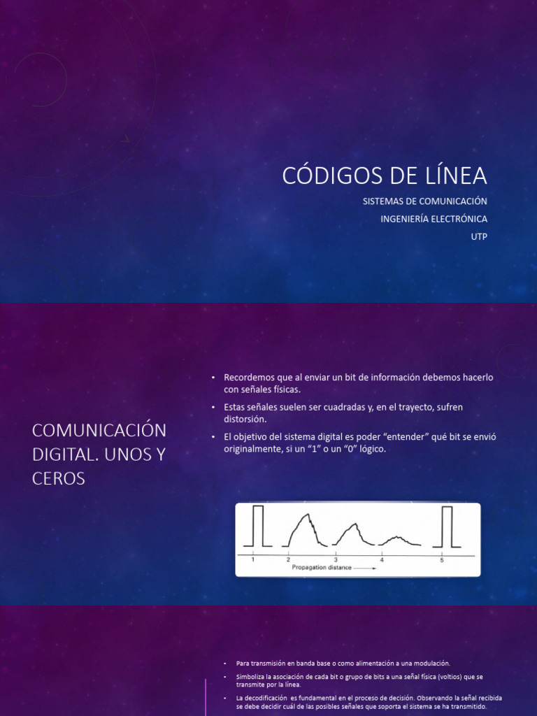 Codificación de Línea en Comunicación Digital | PDF | Ingeniería en ...