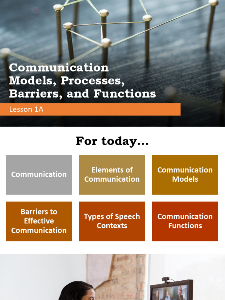 Communication Models and Barriers Explained | PDF | Communication ...
