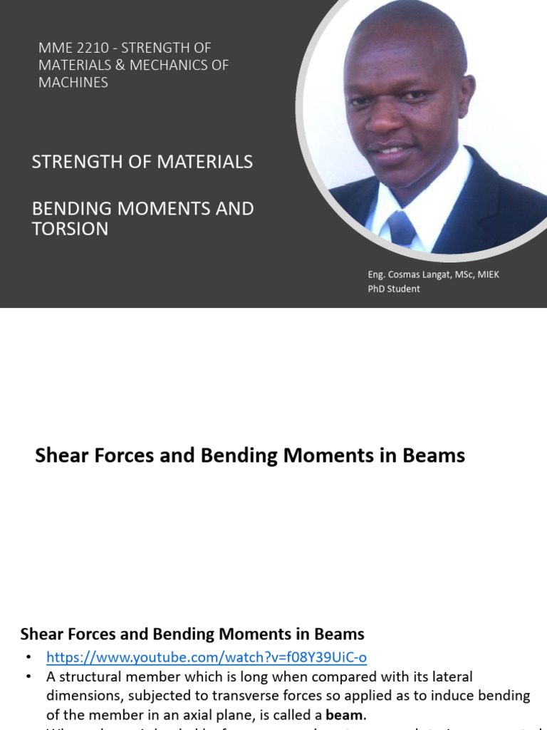 Notes - Strength of Materials - Bending Moments and TORSION | PDF ...