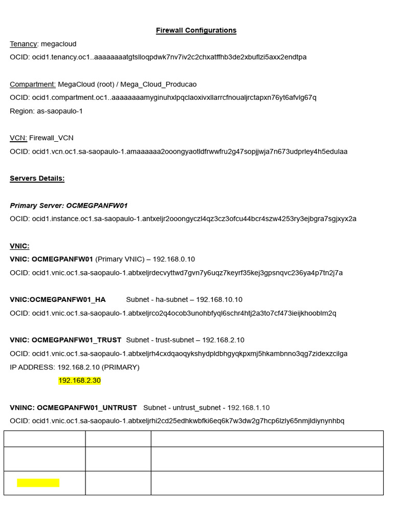 Step-by-Step Firewall Configuration Guide | PDF | Ip Address | Internet ...