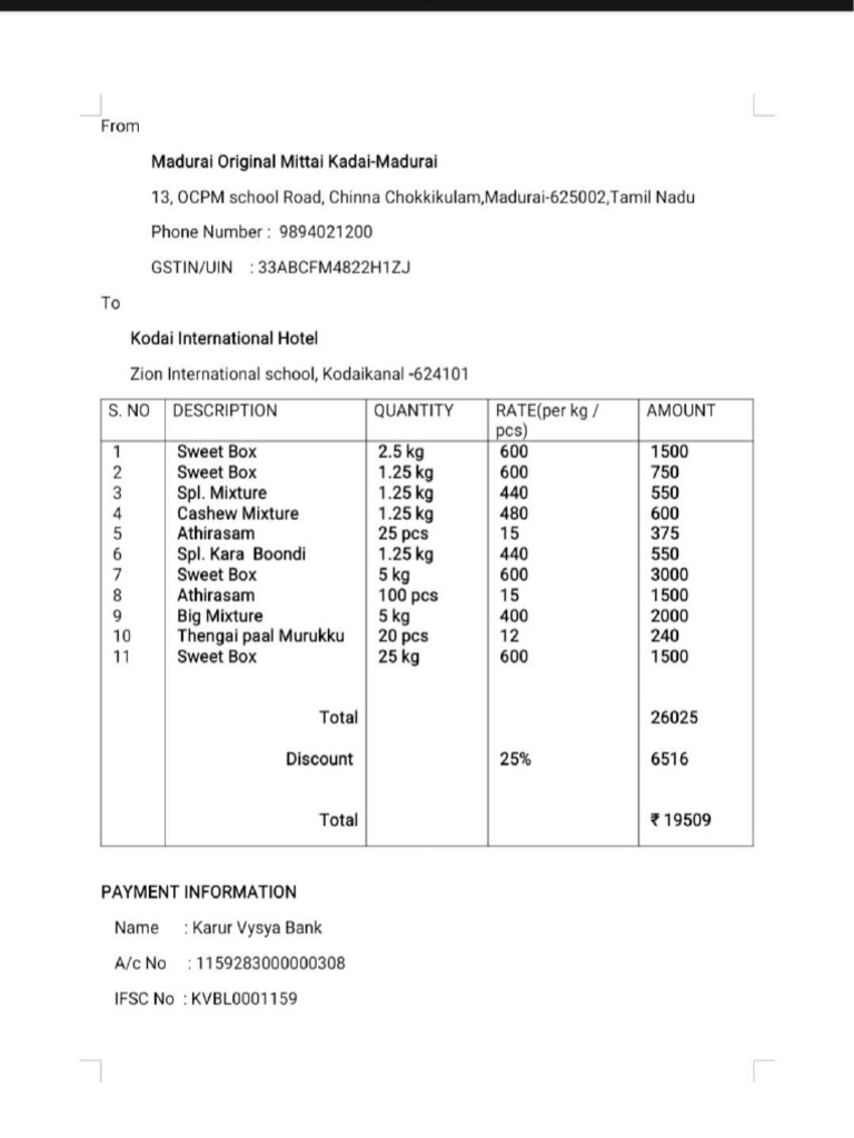 Kodai Bill 1 | PDF