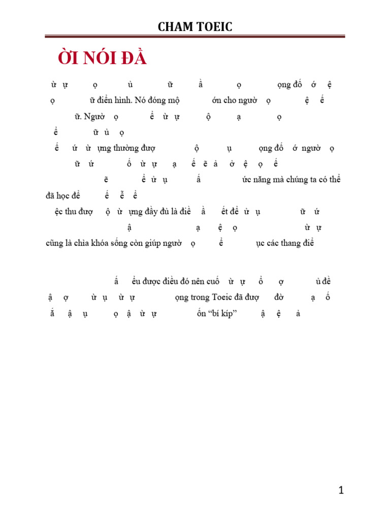 T V Ng Pre Toeic Pdf