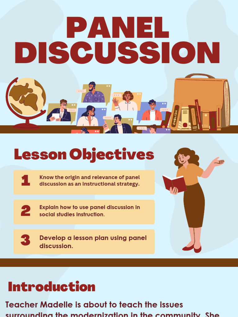 PANEL-DISCUSSION | PDF | Lesson Plan | Human Communication