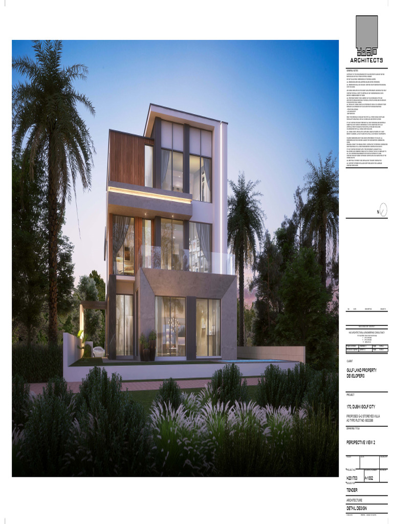 A-1002 - Perspective View 2 | PDF | Architect | Design