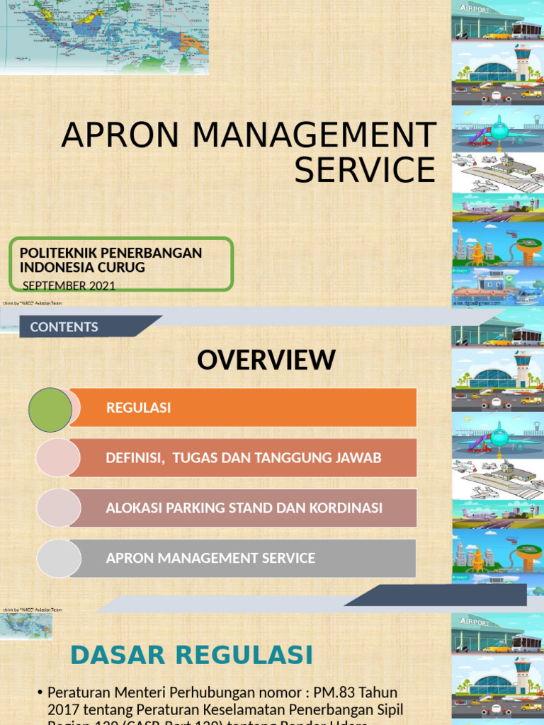 Layanan Manajemen Apron Penerbangan | PDF | Teknologi & Rekayasa