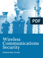 Wireless Communications Security: Awareness Guide