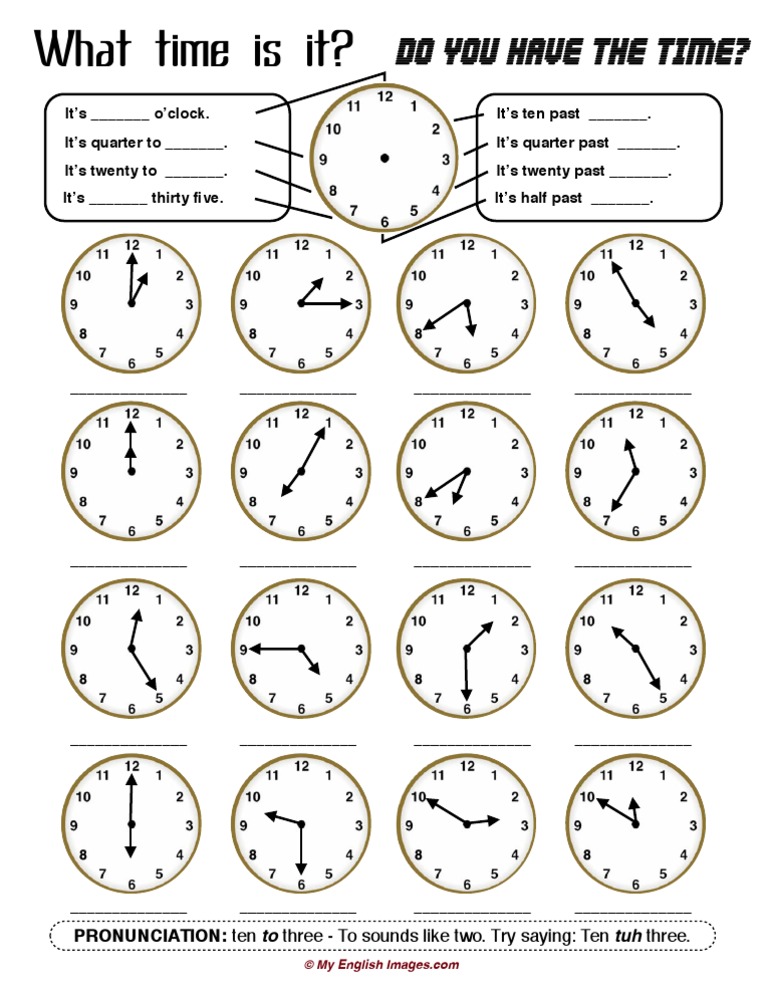 Telling Time | PDF